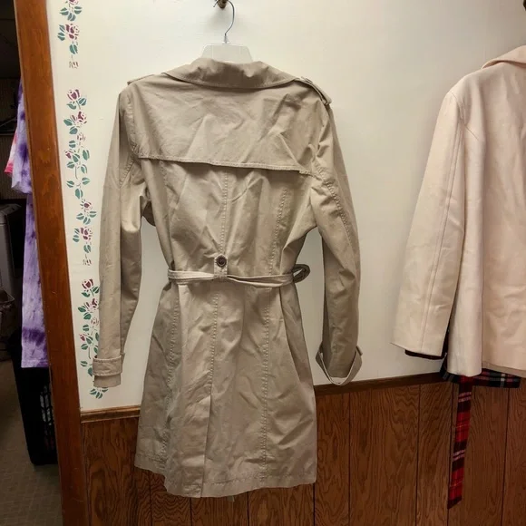 Old Navy Double-Breasted Trench Coat Khaki XXL - Picture 6 of 6